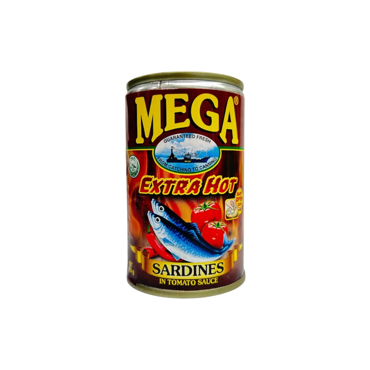Mega Sardines in Tomato Sauce w/ Chili Extra Hot 155g