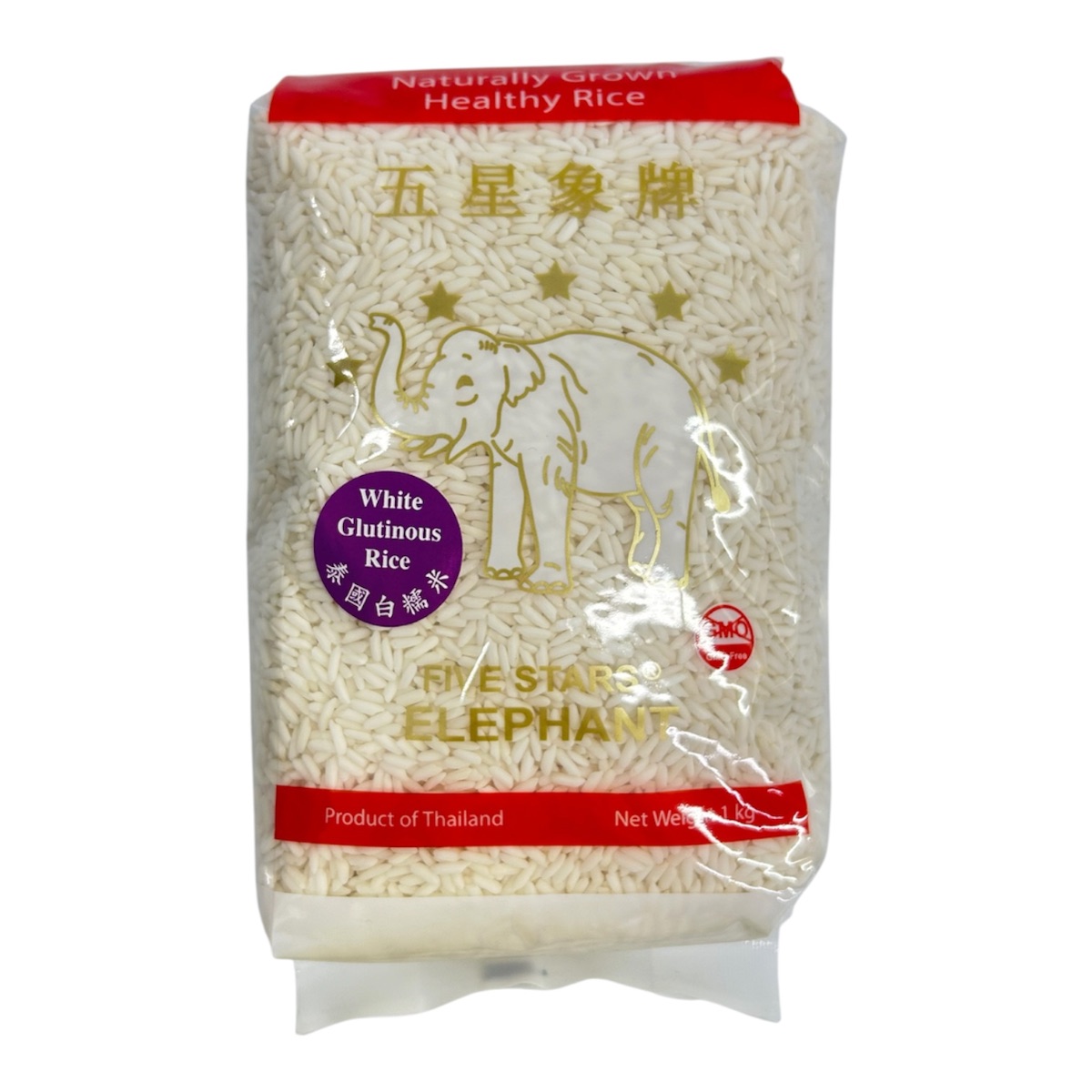Five Stars Elephant Glutinous White Rice 1kg