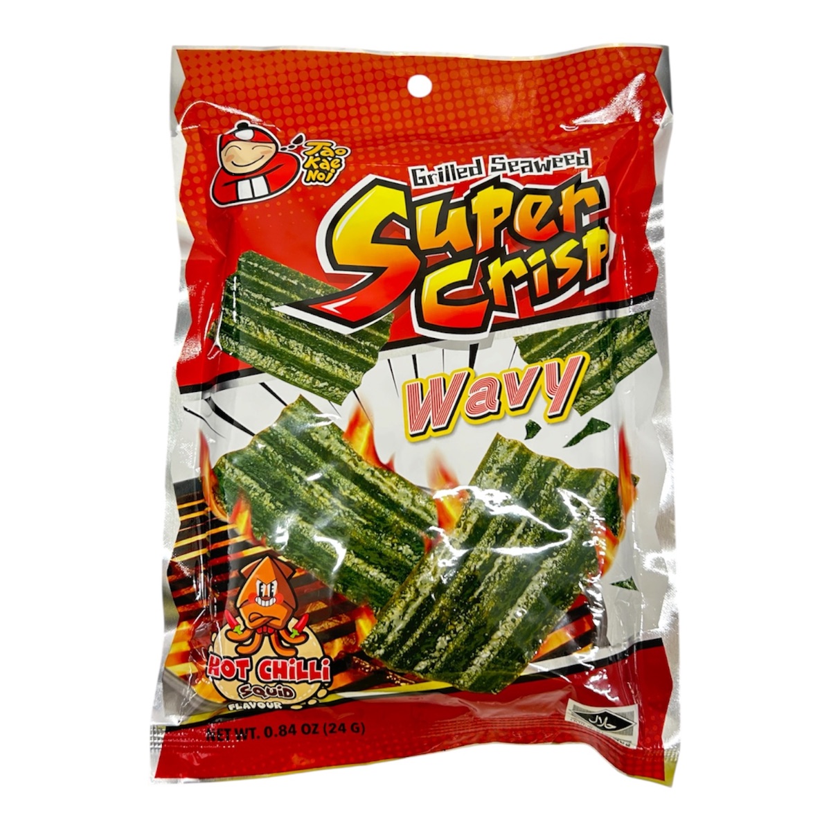 Taokaenoi Spicy Seaweed Squid 24g